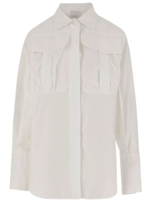 Safari shirt Camicia di cotone Patou con tasche Patou | BL0360017001WWHITE 001W